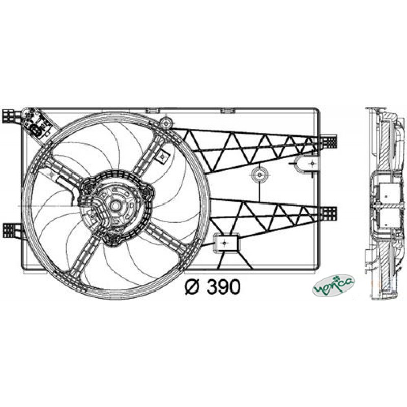 Fan Motoru Fiat Fiorino 1.3-Peugeot Bipper-Citroen Nemo 1.4Hdı